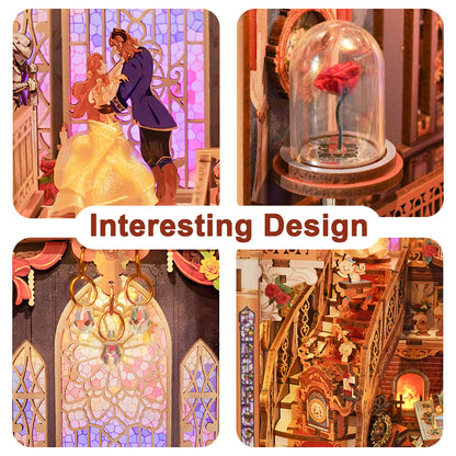 MINI-décor de bibliothèque - LA BÊTE ET LA BELLE