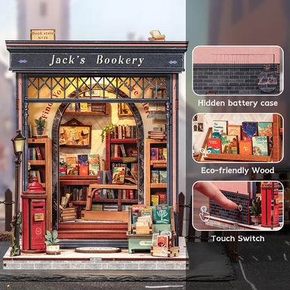 MINI-décor de bibliothèque - JACK&