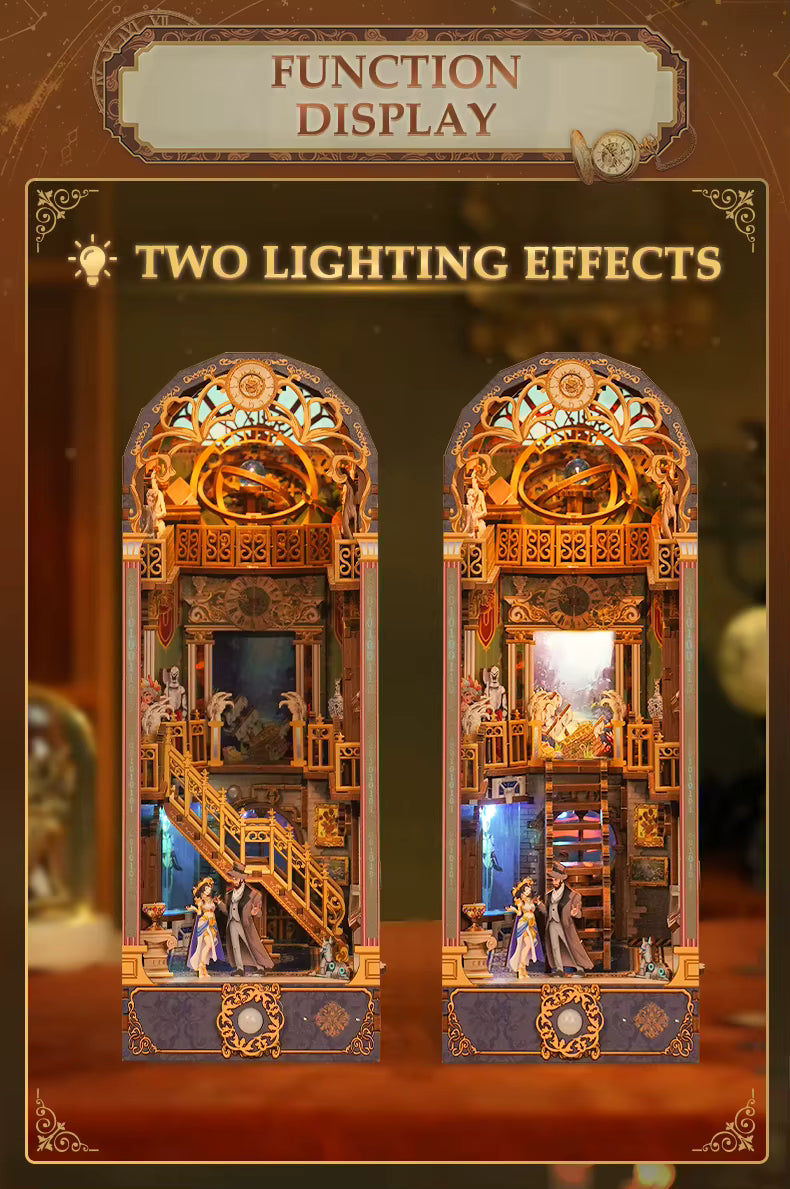 MINI-décor de bibliothèque - MUSÉE SPATIOTEMPOREL