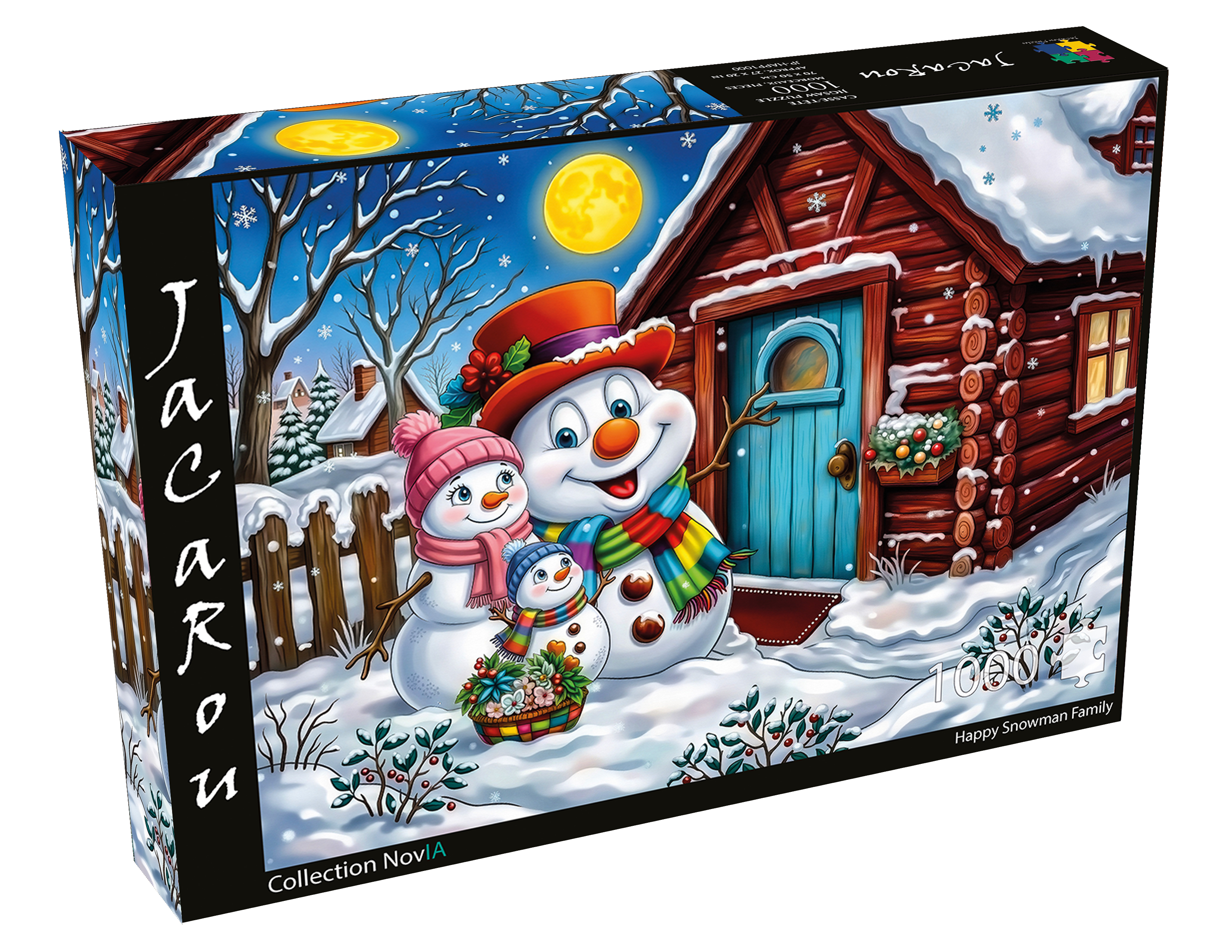 Casse-Tête HAPPY SNOWMAN FAMILY