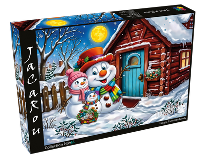 Casse-Tête HAPPY SNOWMAN FAMILY