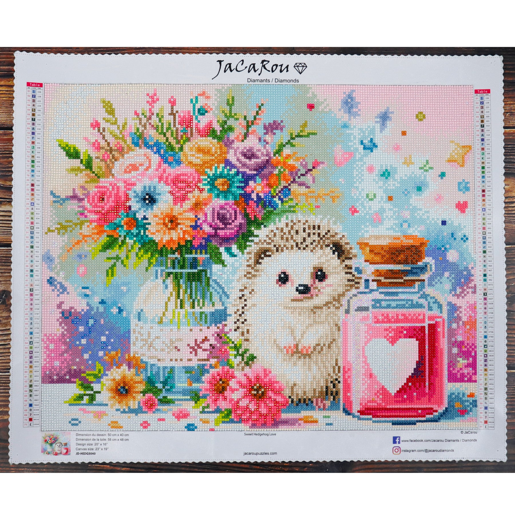 Diamond Painting - SWEET HEDGEHOG LOVE