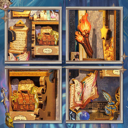 MINI-décor de bibliothèque - SOUL TRAVEL AGENCY