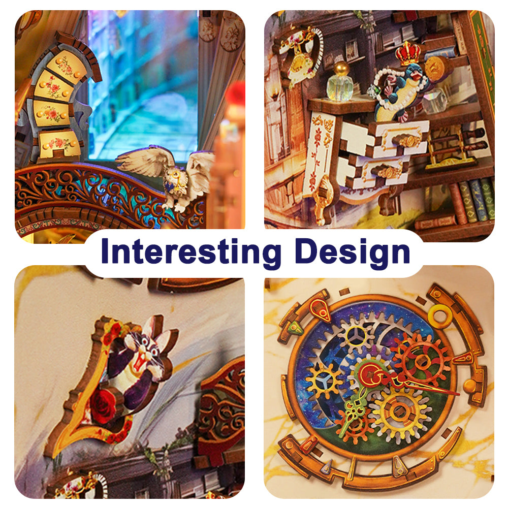 MINI-décor de bibliothèque - BIBLIOTHÈQUE MAGIQUE