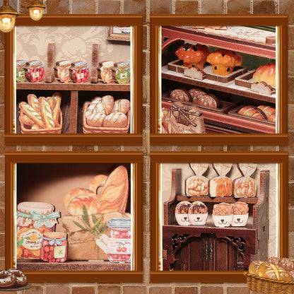 MINI-décor de bibliothèque - BOULANGERIE MADAME HUNT