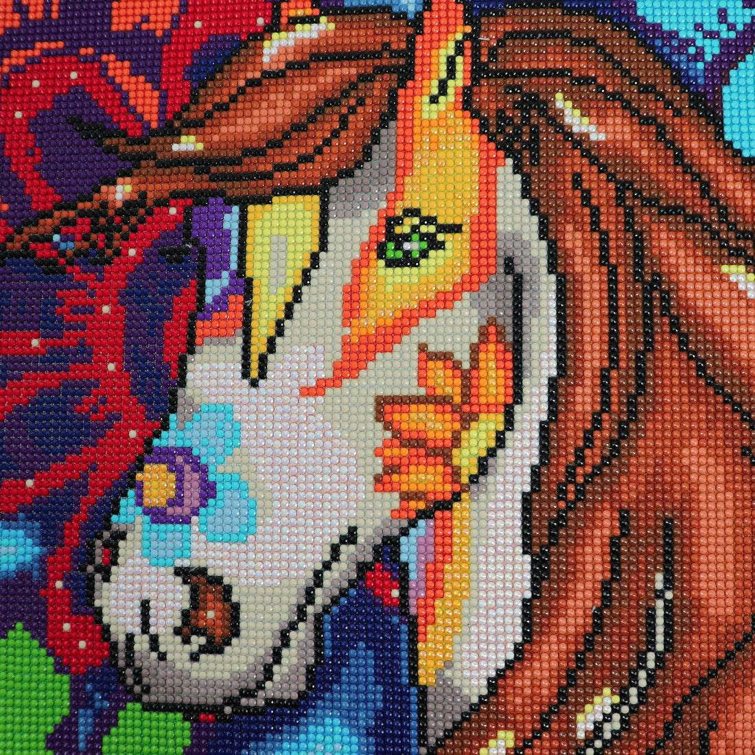 Diamond Painting - FLOWER HORSE