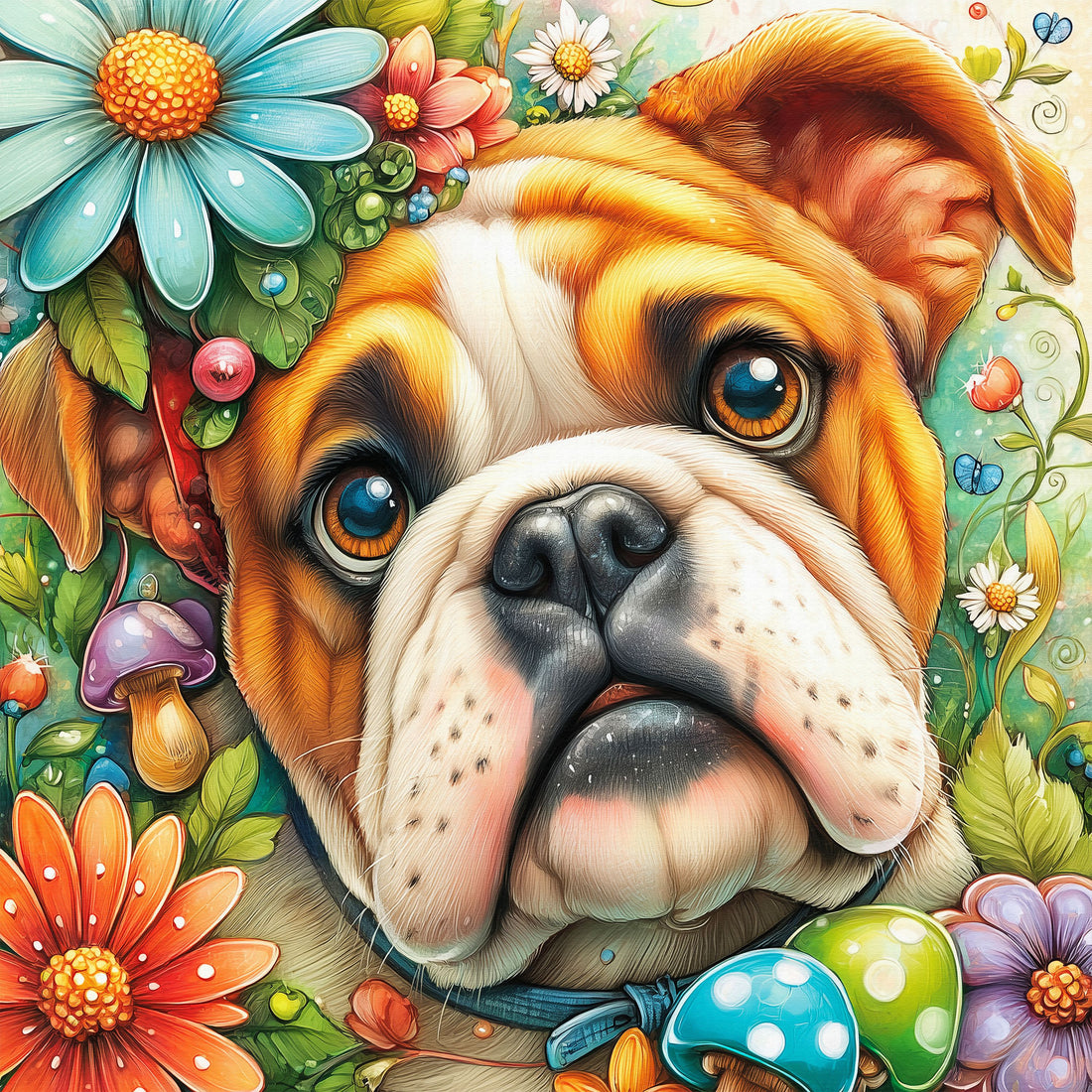 Broderie de diamant RONDS - BULLDOG
