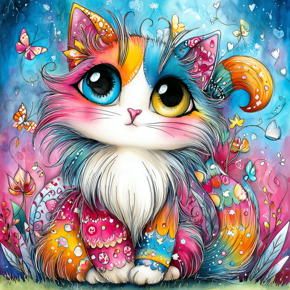 Broderie de diamant RONDS - CHATON