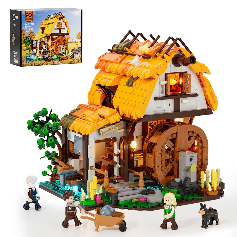 Lumibricks - MEDIEVAL WATER MILL