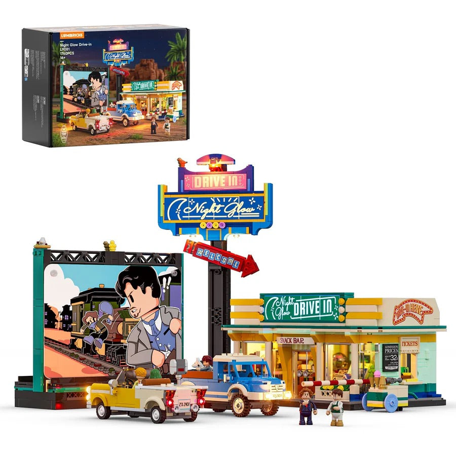 Lumibricks - NIGHT GLOW DRIVE-IN