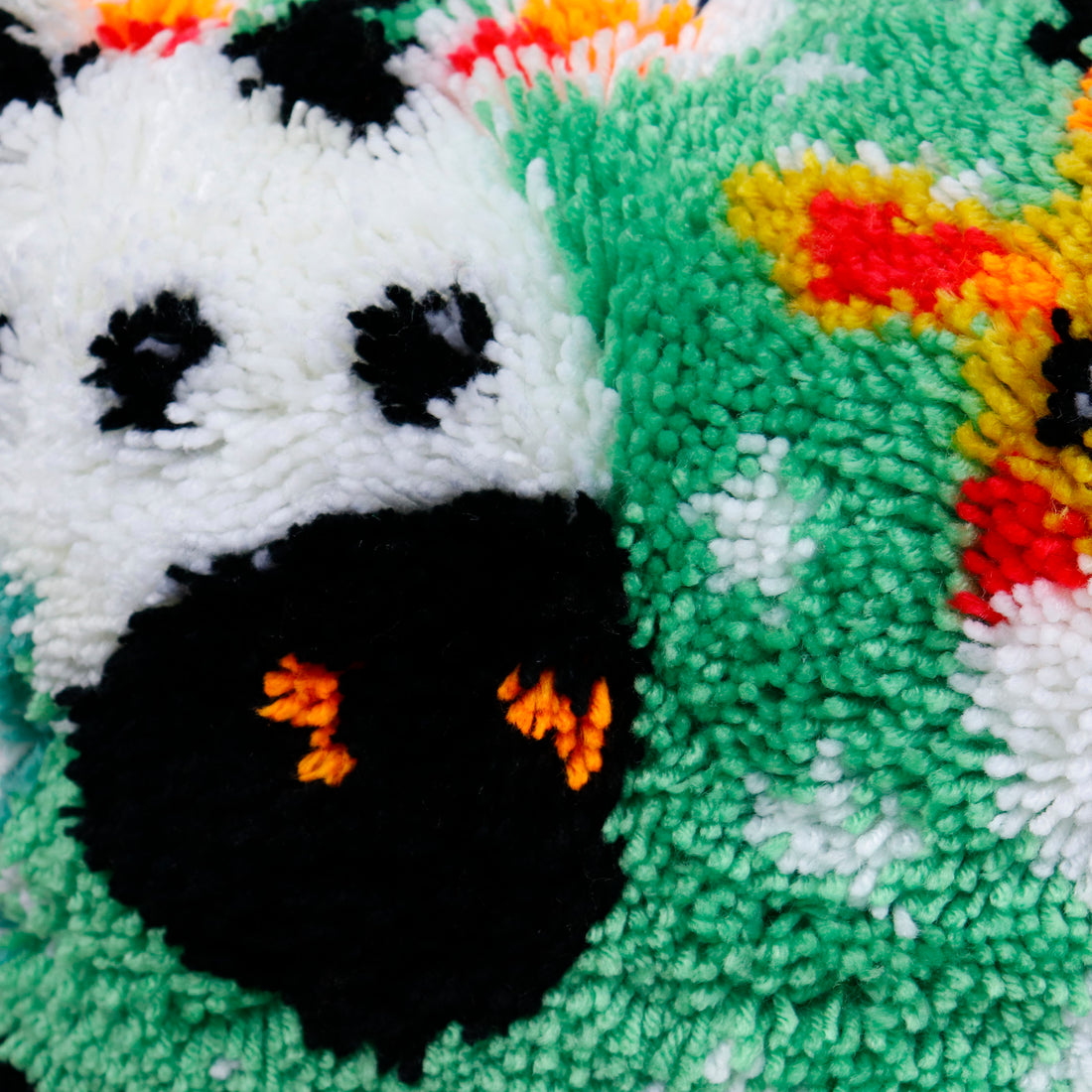 Points noués - Housse de coussin - ANIMAUX DE LA JUNGLE