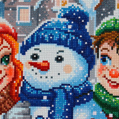 Diamond Painting - KIDS IN WINTER