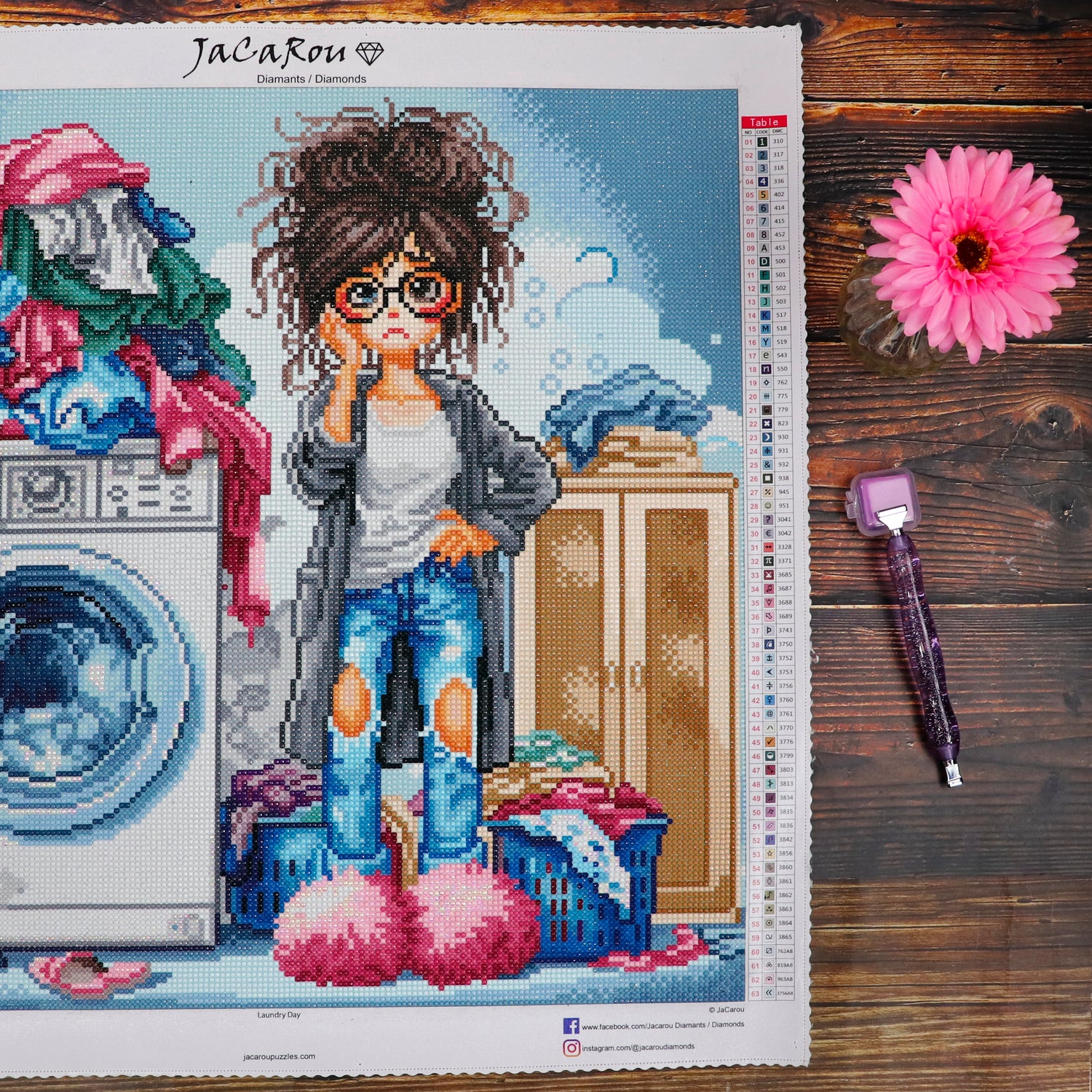 Diamond Painting -  LAUNDRY DAY