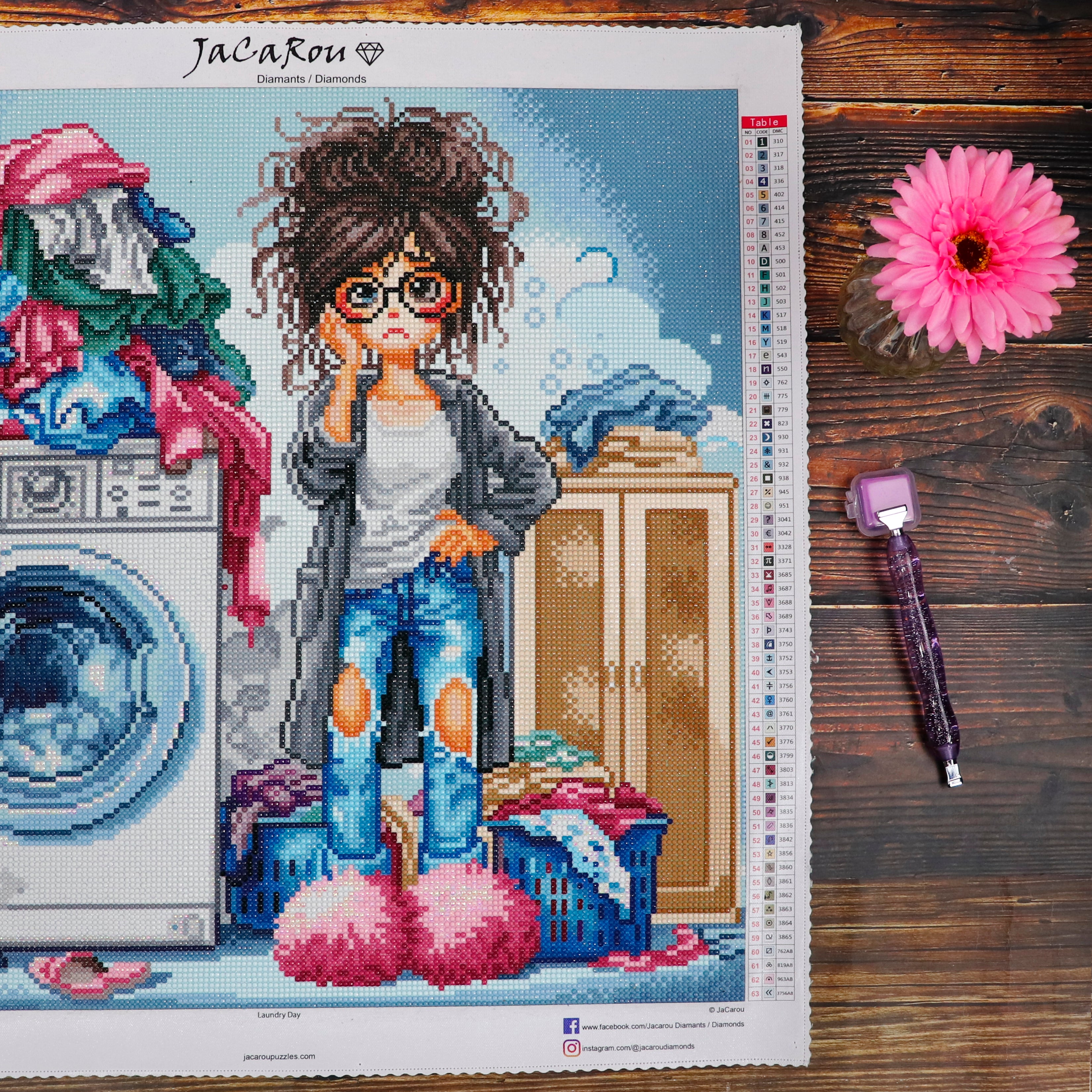 Diamond Painting -  LAUNDRY DAY