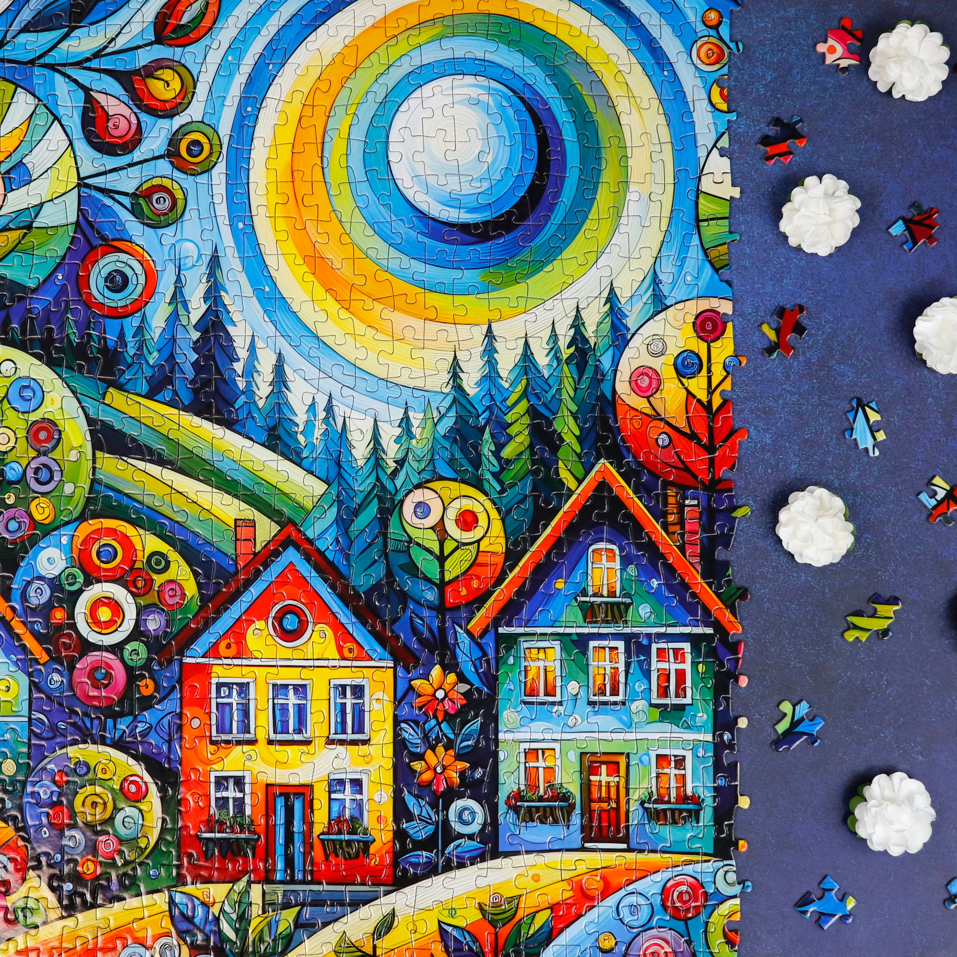 Puzzle -  LOVELY COLORFUL VILLAGE