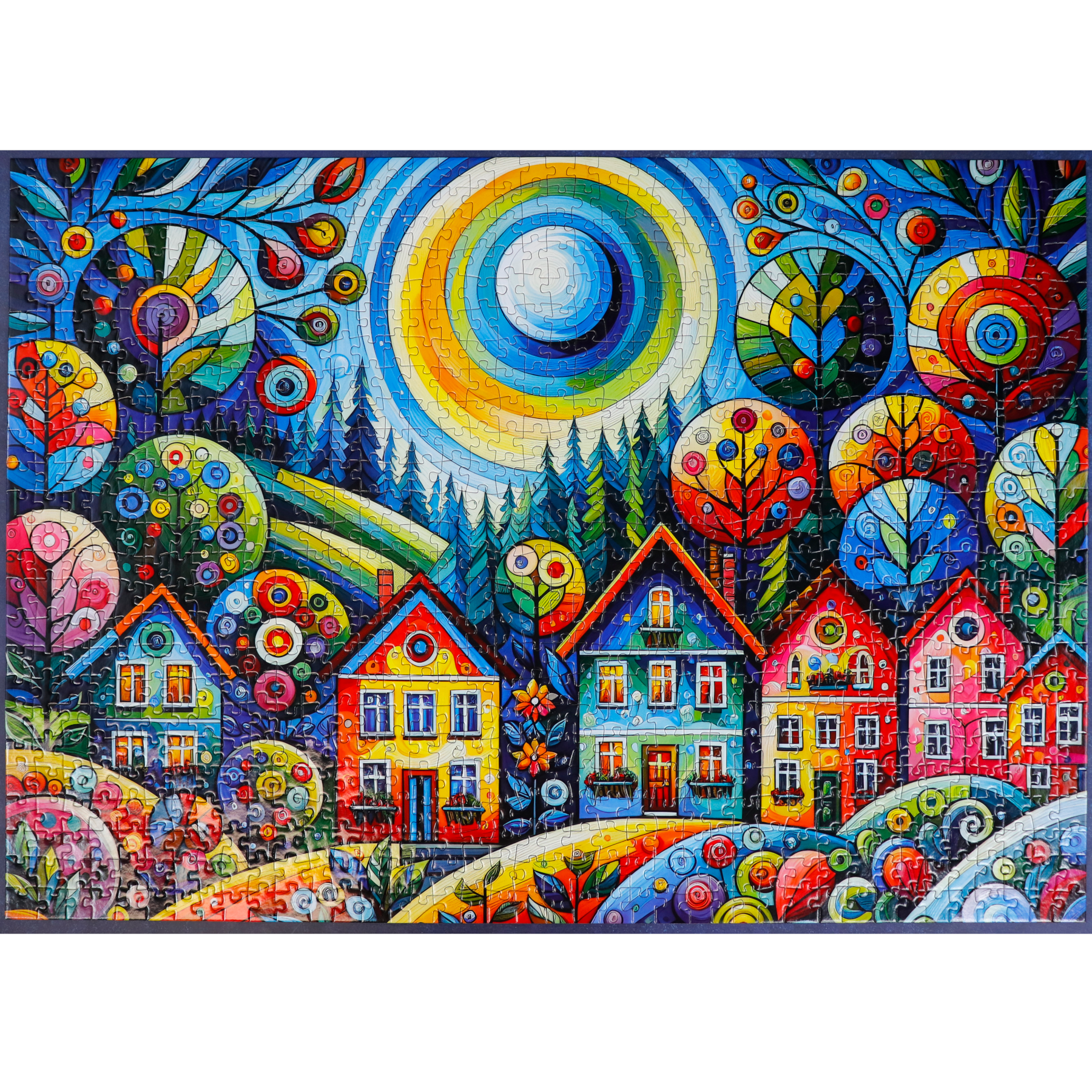 Puzzle -  LOVELY COLORFUL VILLAGE