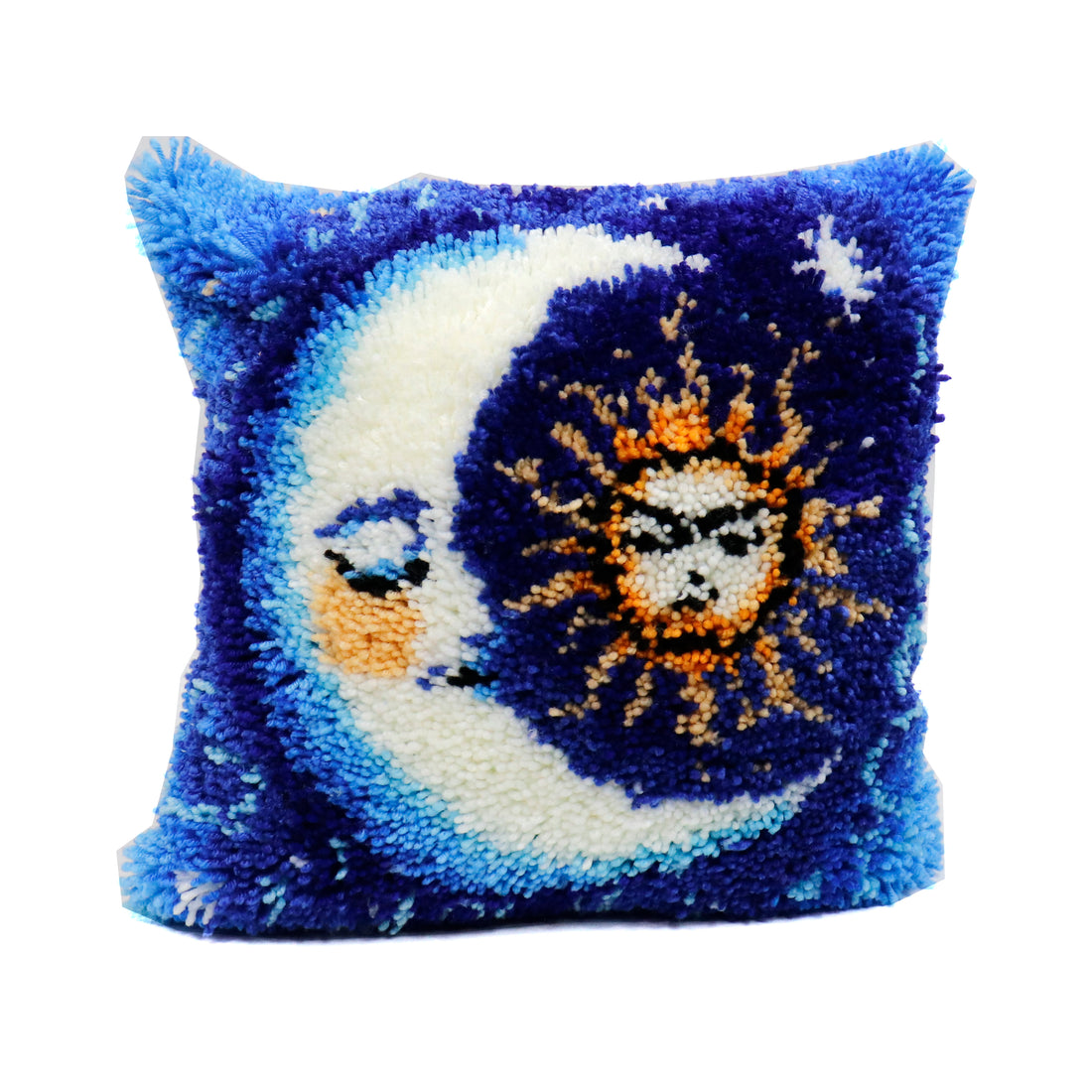 Latch Hook - Throw Pillow Cover Kit - MOON