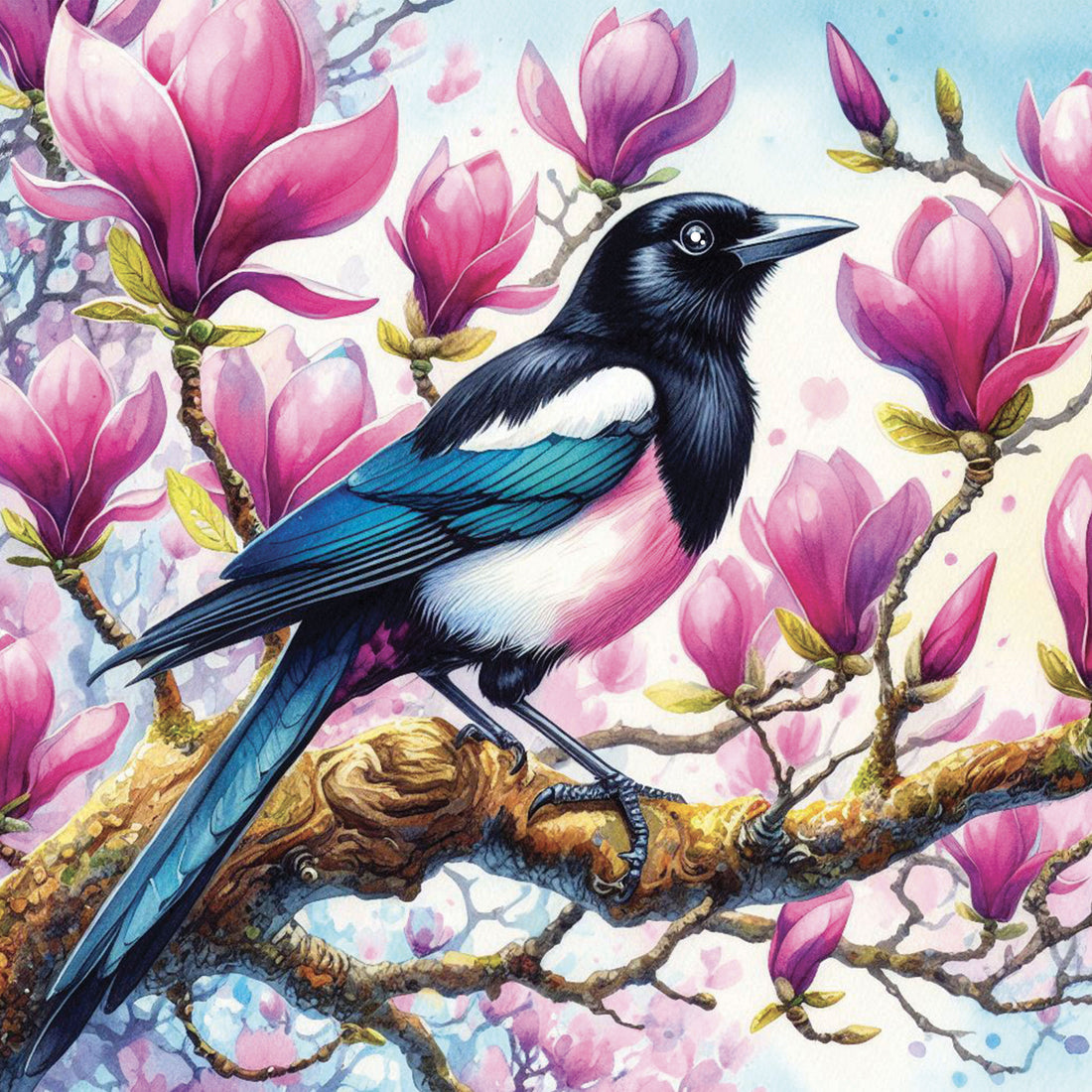 Diamond Painting -  MAGPIE