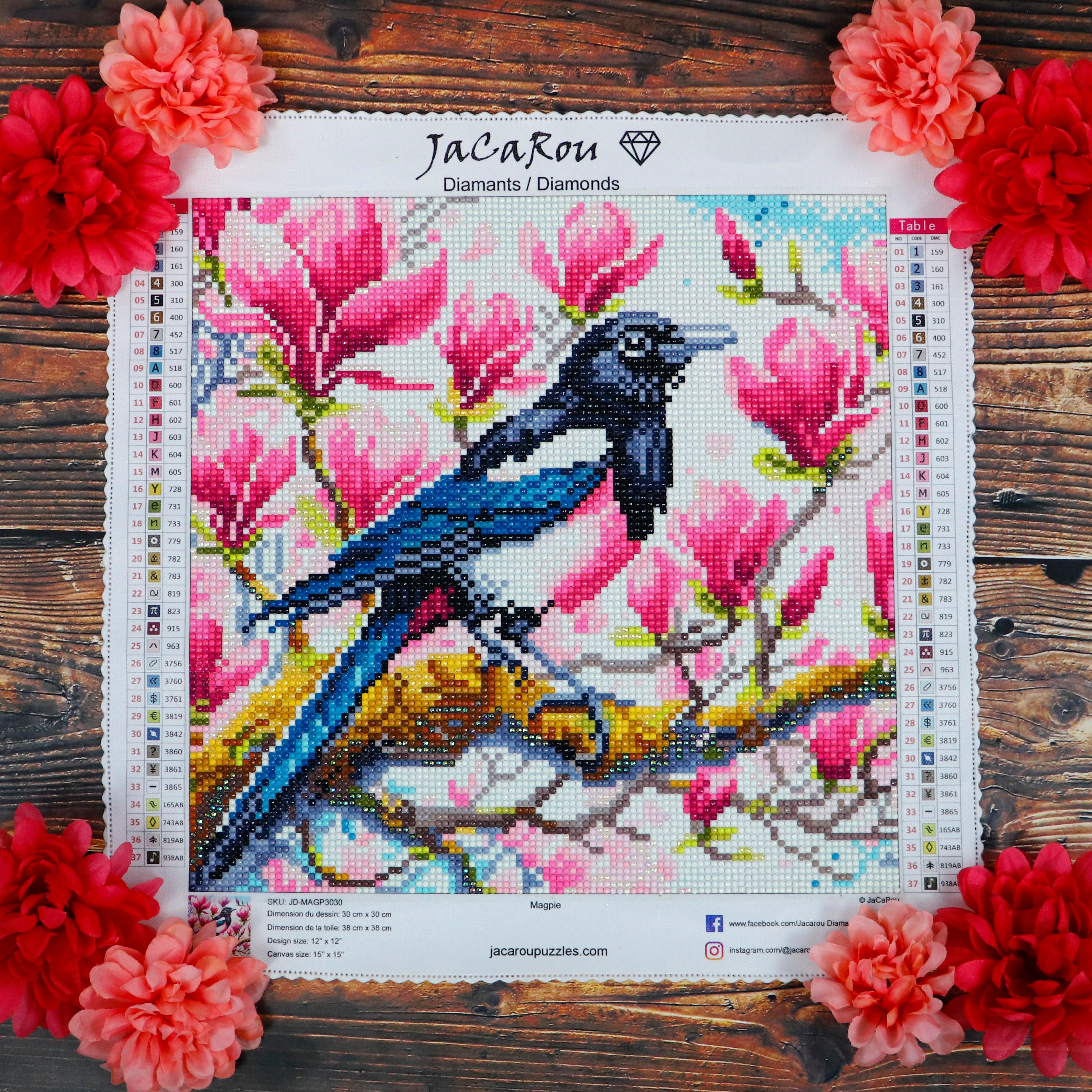 Diamond Painting -  MAGPIE