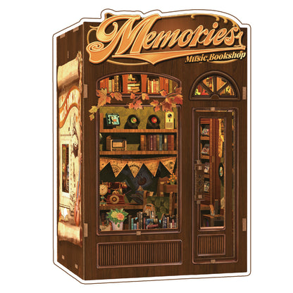 MINI-décor de bibliothèque - SOUVENIRS EN MUSIQUE