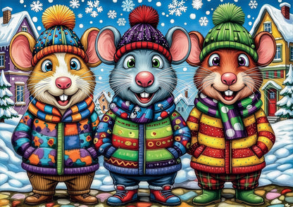 Casse-Tête - MICE IN MITTENS