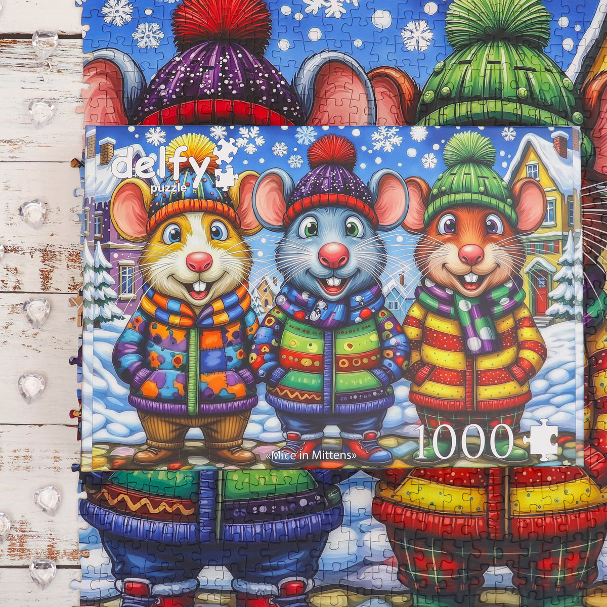 Puzzle - MICE IN MITTENS