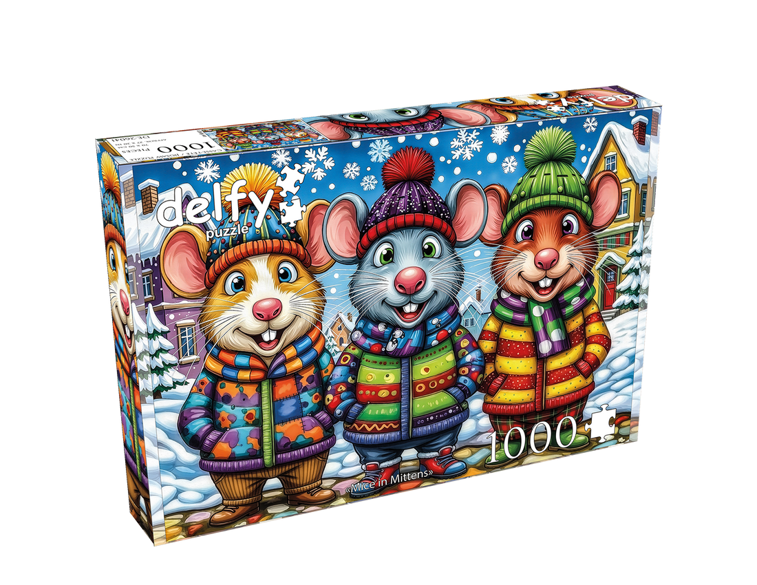 Puzzle - MICE IN MITTENS