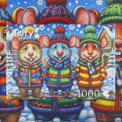 Puzzle - MICE IN MITTENS