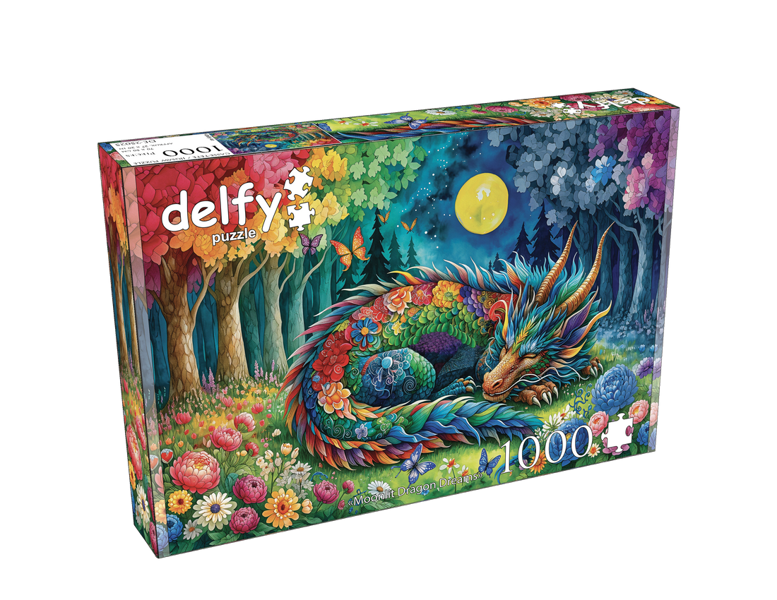 Puzzle - MOONLIT DRAGON DREAMS