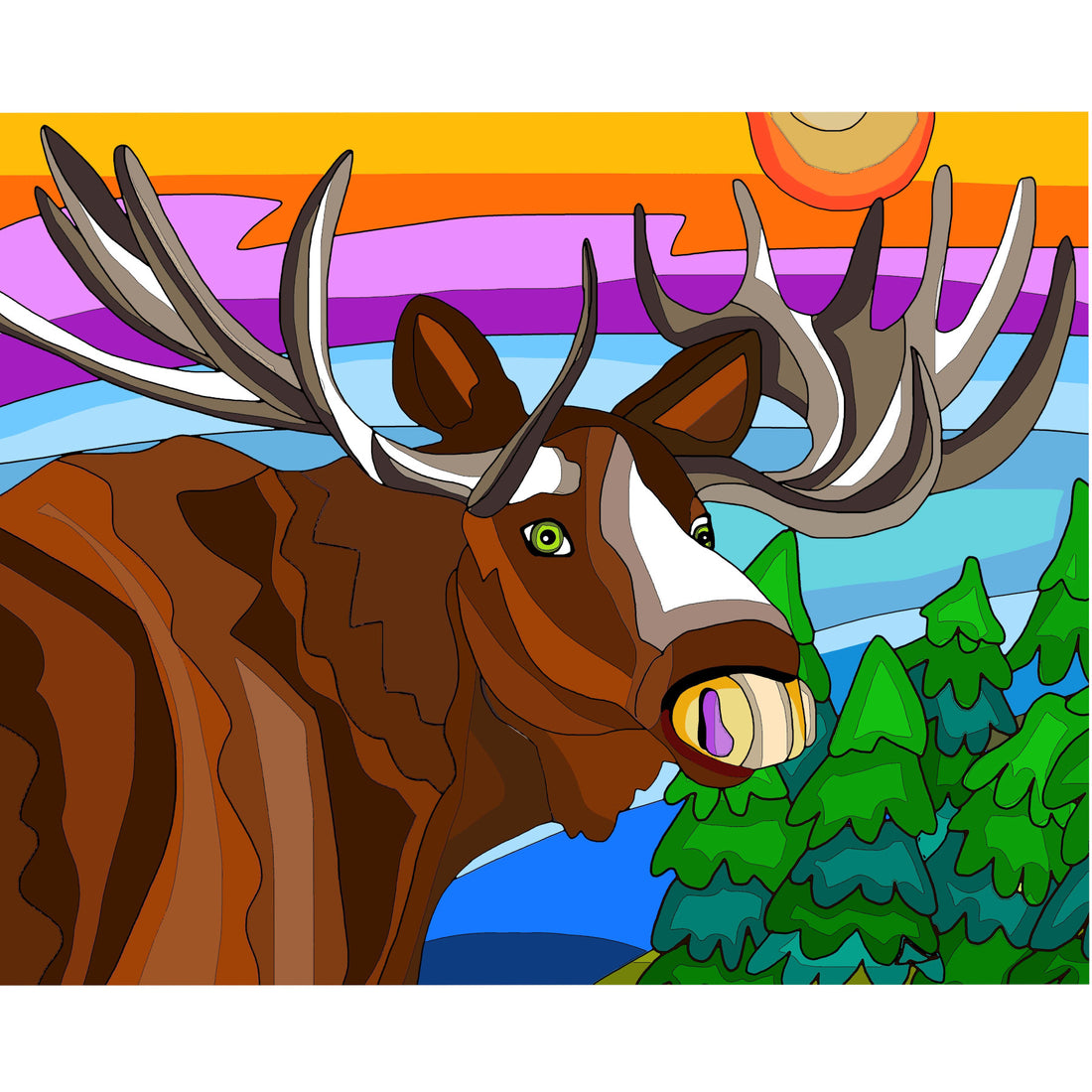 Diamond Painting - MISTER MOOSE