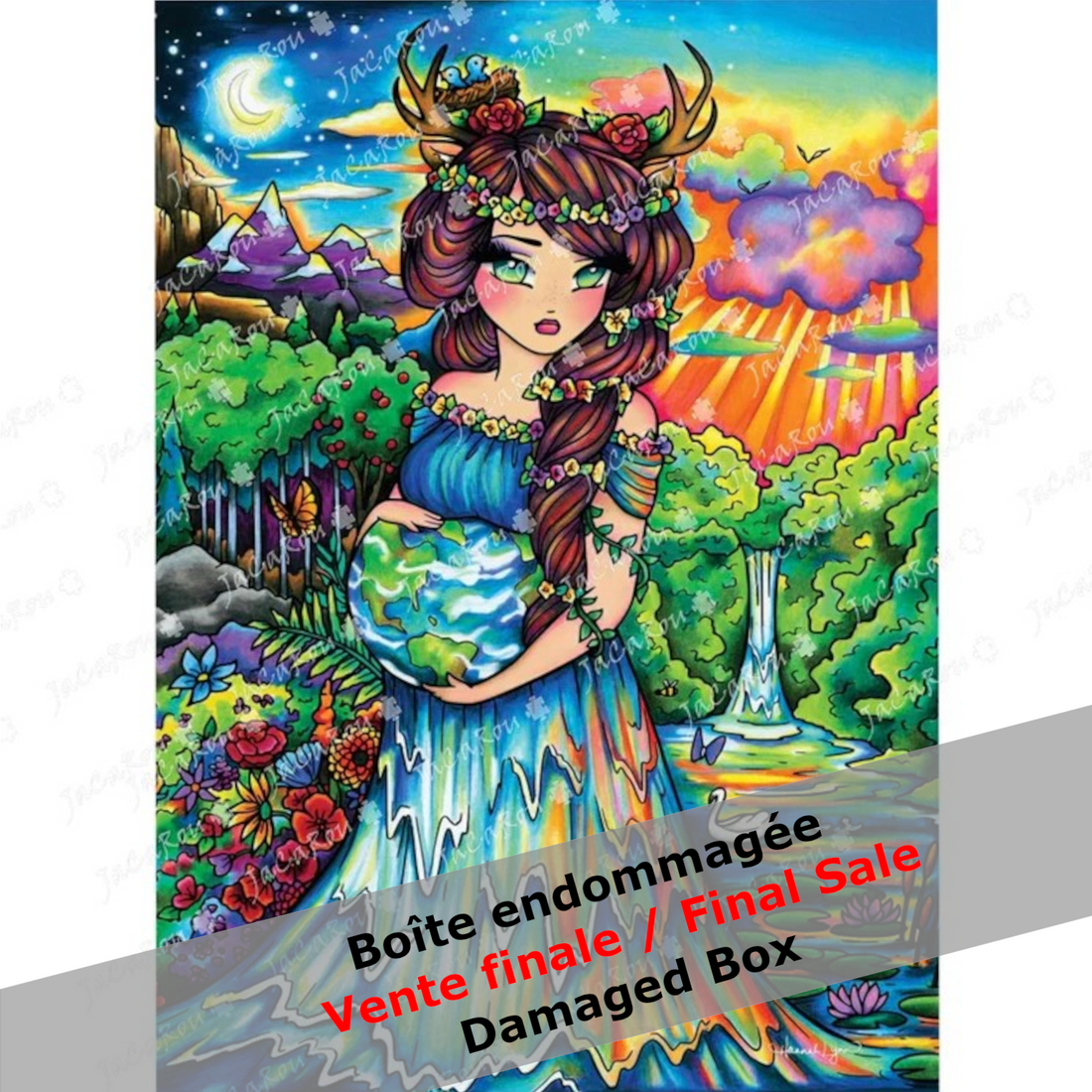 -30% DAMAGED BOX MOTHER EARTH 1000 Piece Jigsaw Puzzle by HANNAH LYNN