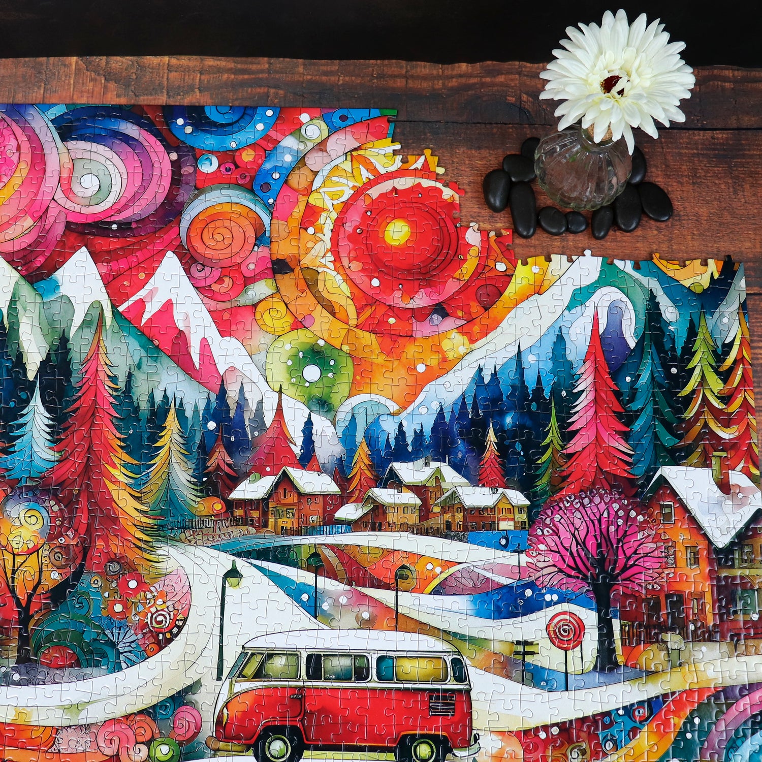 Puzzle -  MOUNTAINS MEET MOTION