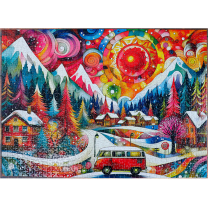 Puzzle -  MOUNTAINS MEET MOTION