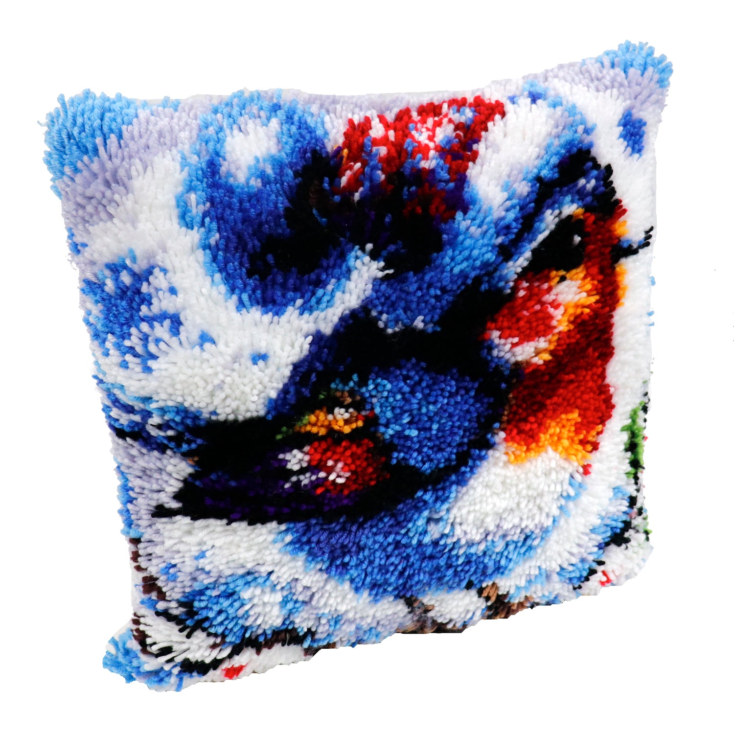 Points noués - Housse de coussin - OISEAU D&