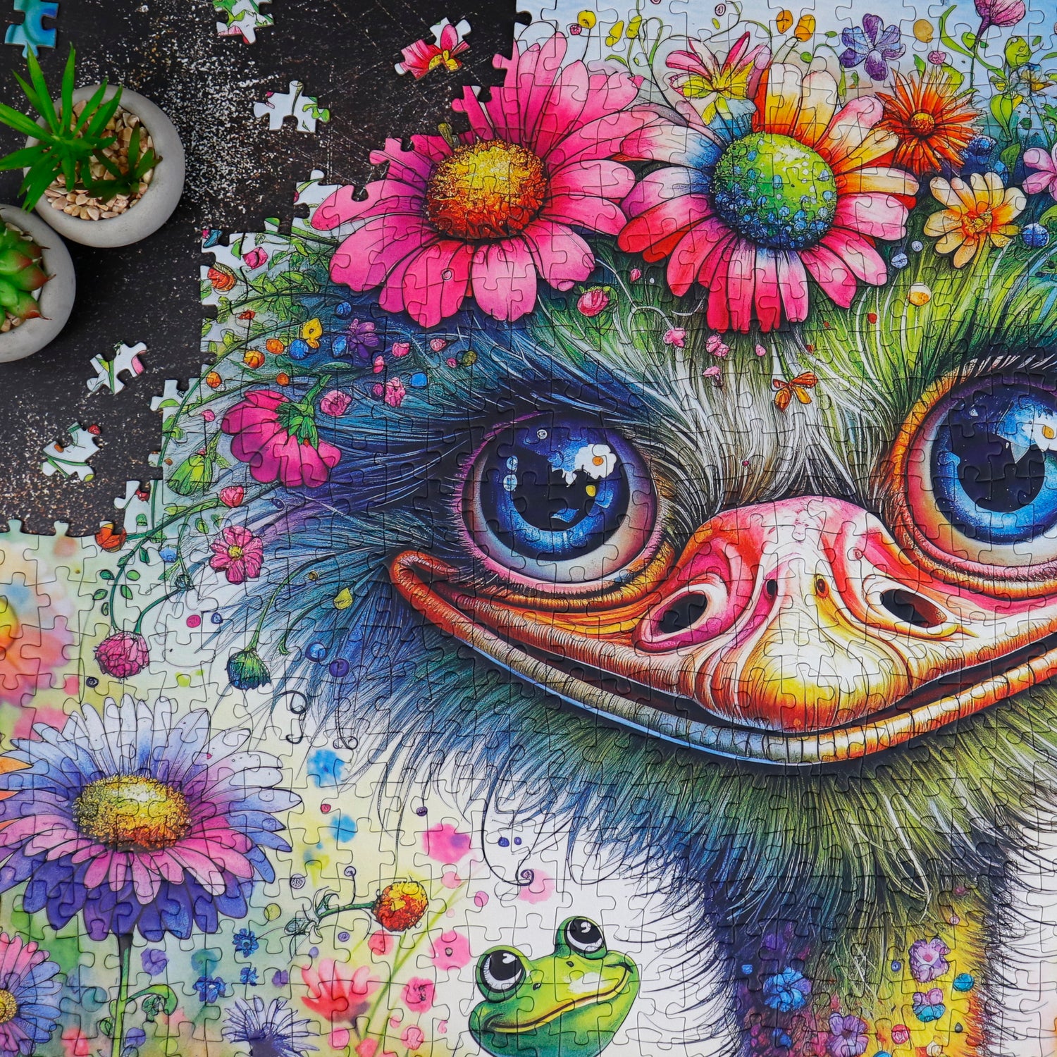 Puzzle - OSTRICH AND FRIEND