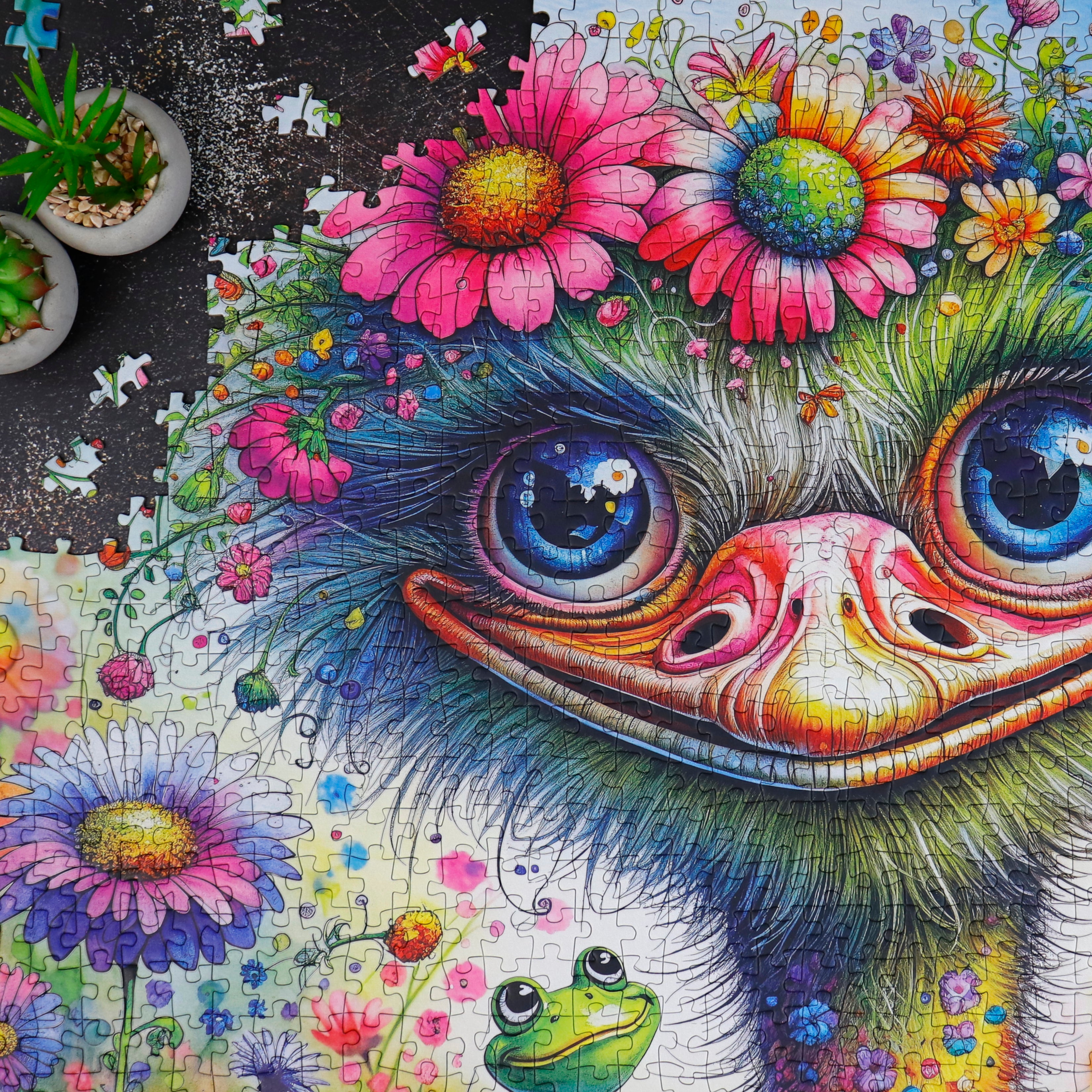 Puzzle - OSTRICH AND FRIEND