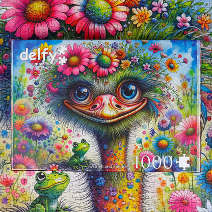 Puzzle - OSTRICH AND FRIEND