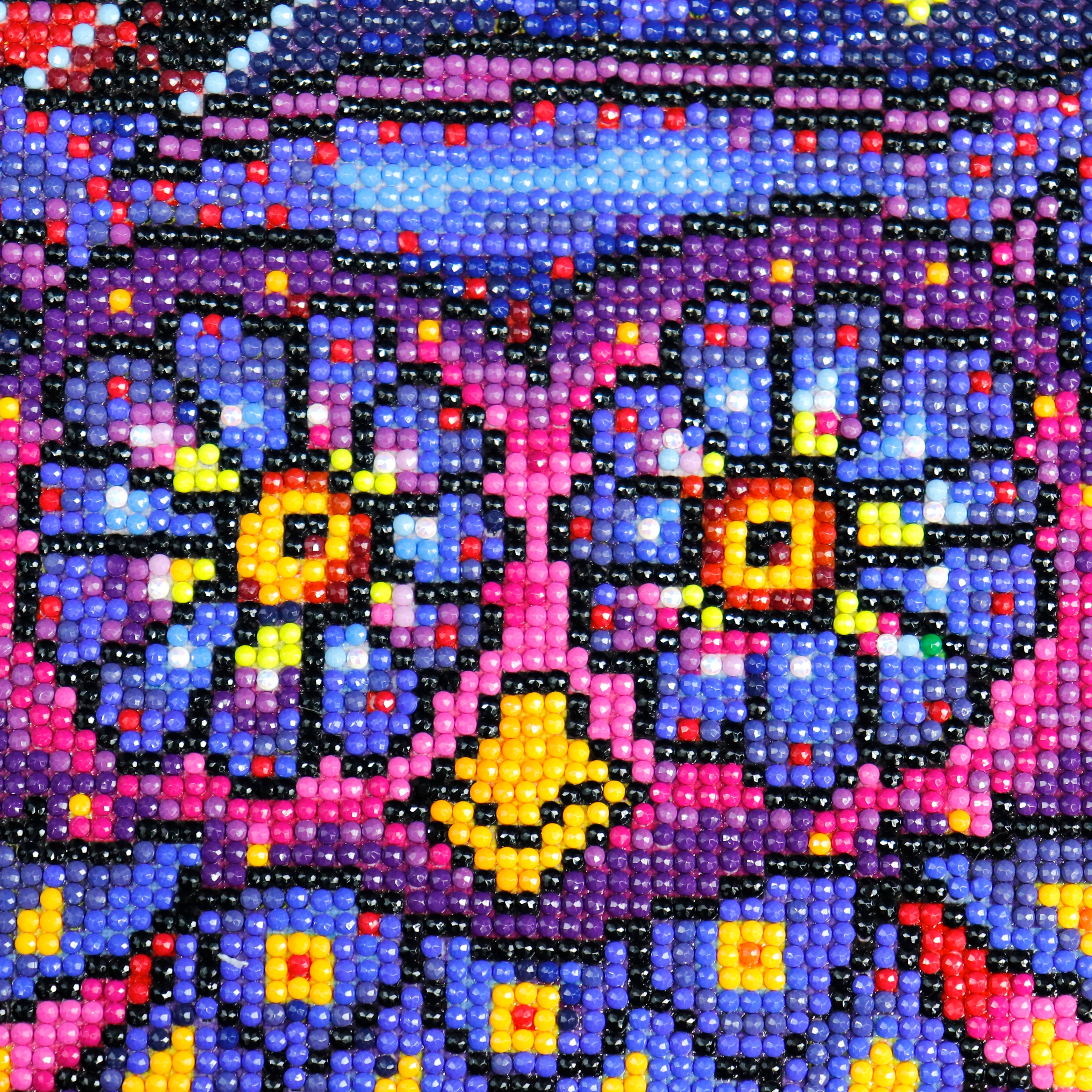 Broderie de diamants RONDS - HIBOU