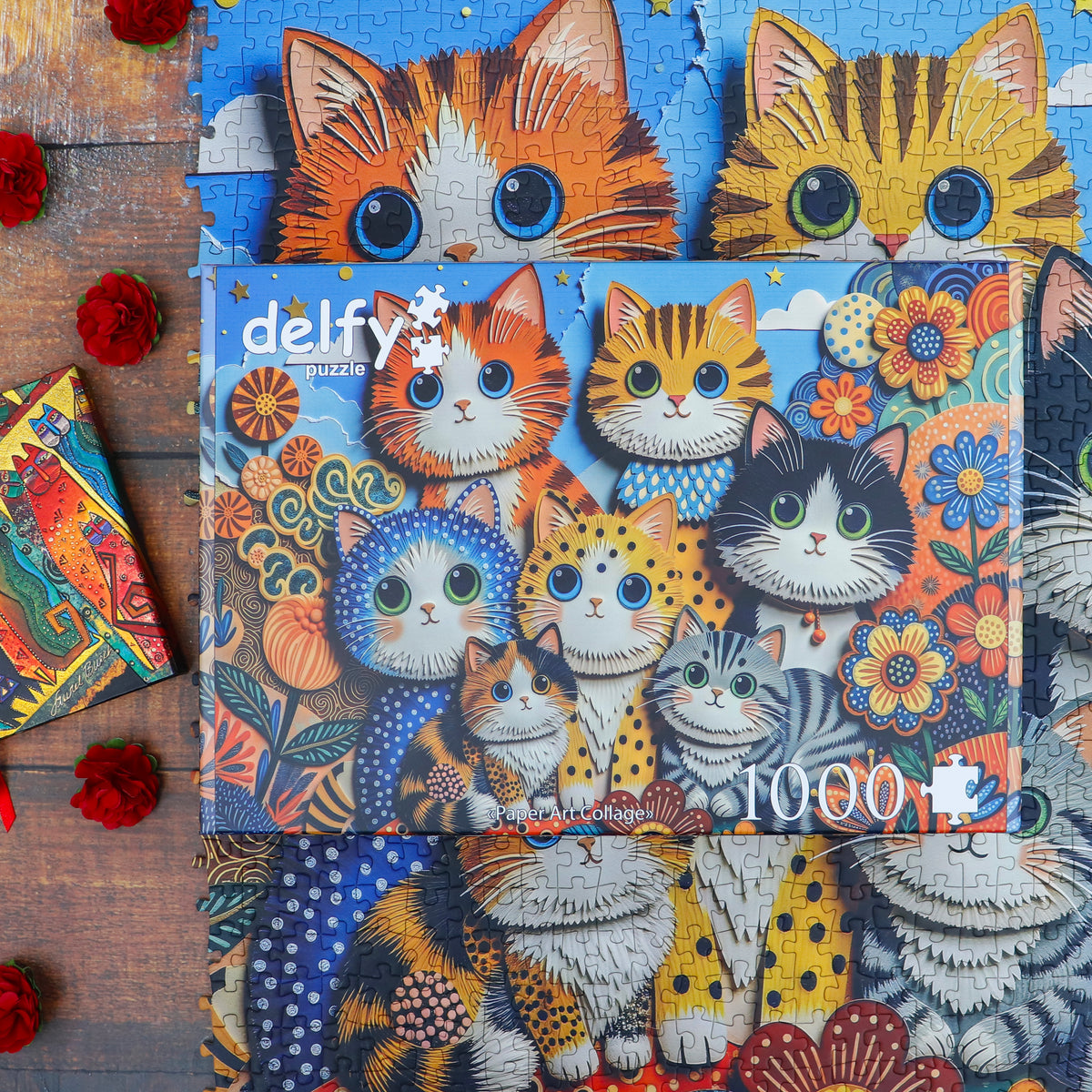 Puzzle - PAPER ART COLLAGE