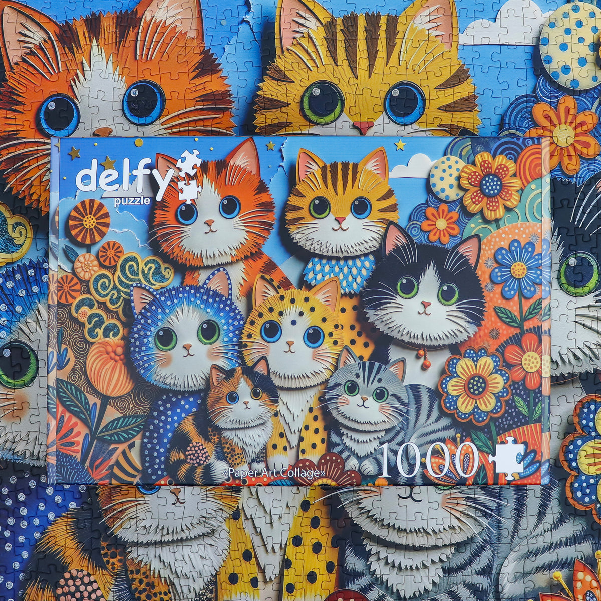 Puzzle - PAPER ART COLLAGE