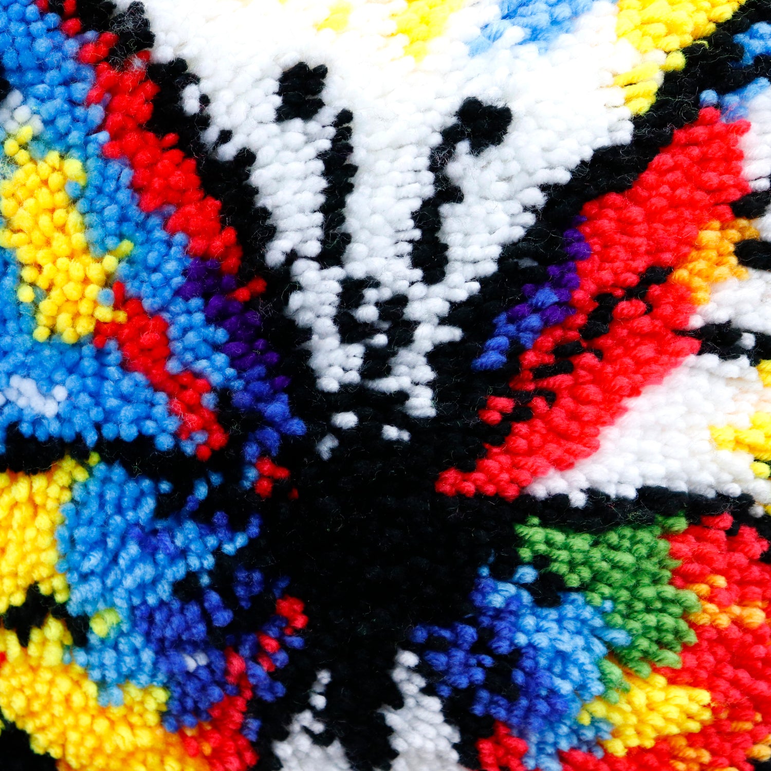 Points noués - Housse de coussin - PAPILLON