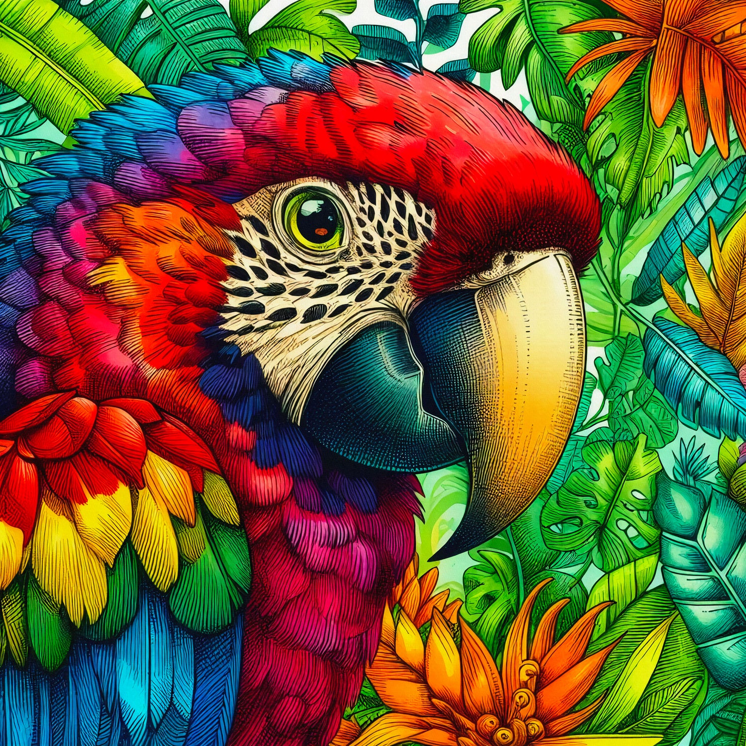 Broderie de diamants RONDS - PARROT