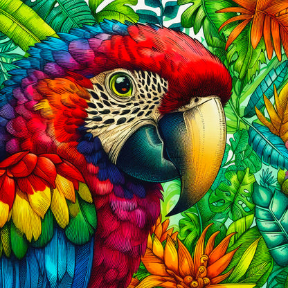Broderie de diamants RONDS - PARROT