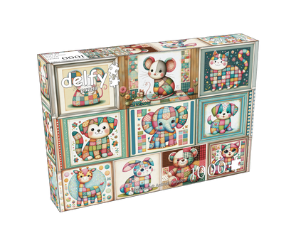 Casse-Tête - PATCHWORK ANIMAL PARADE