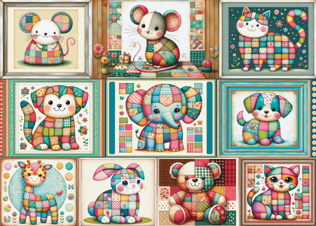 Casse-Tête - PATCHWORK ANIMAL PARADE