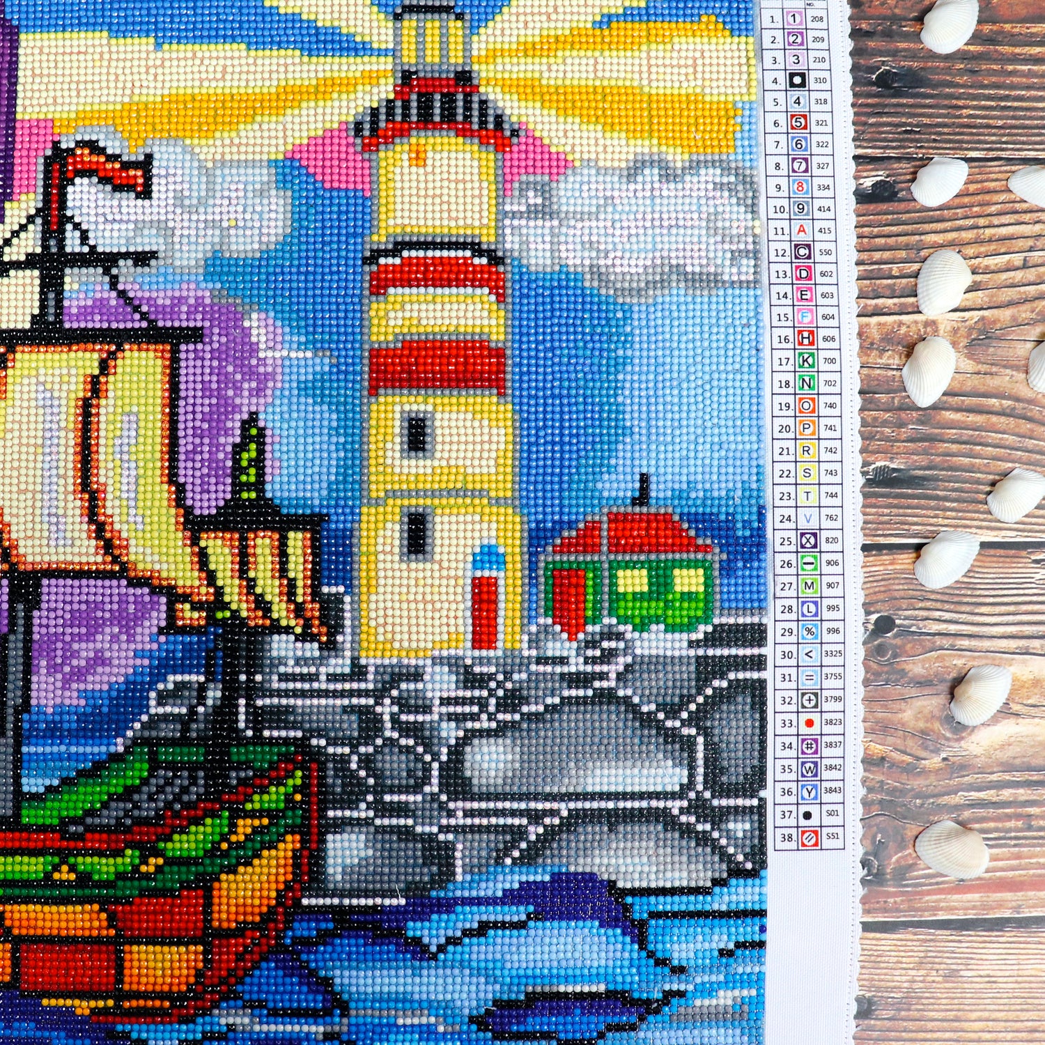 Broderie de diamants RONDS -  PHARE