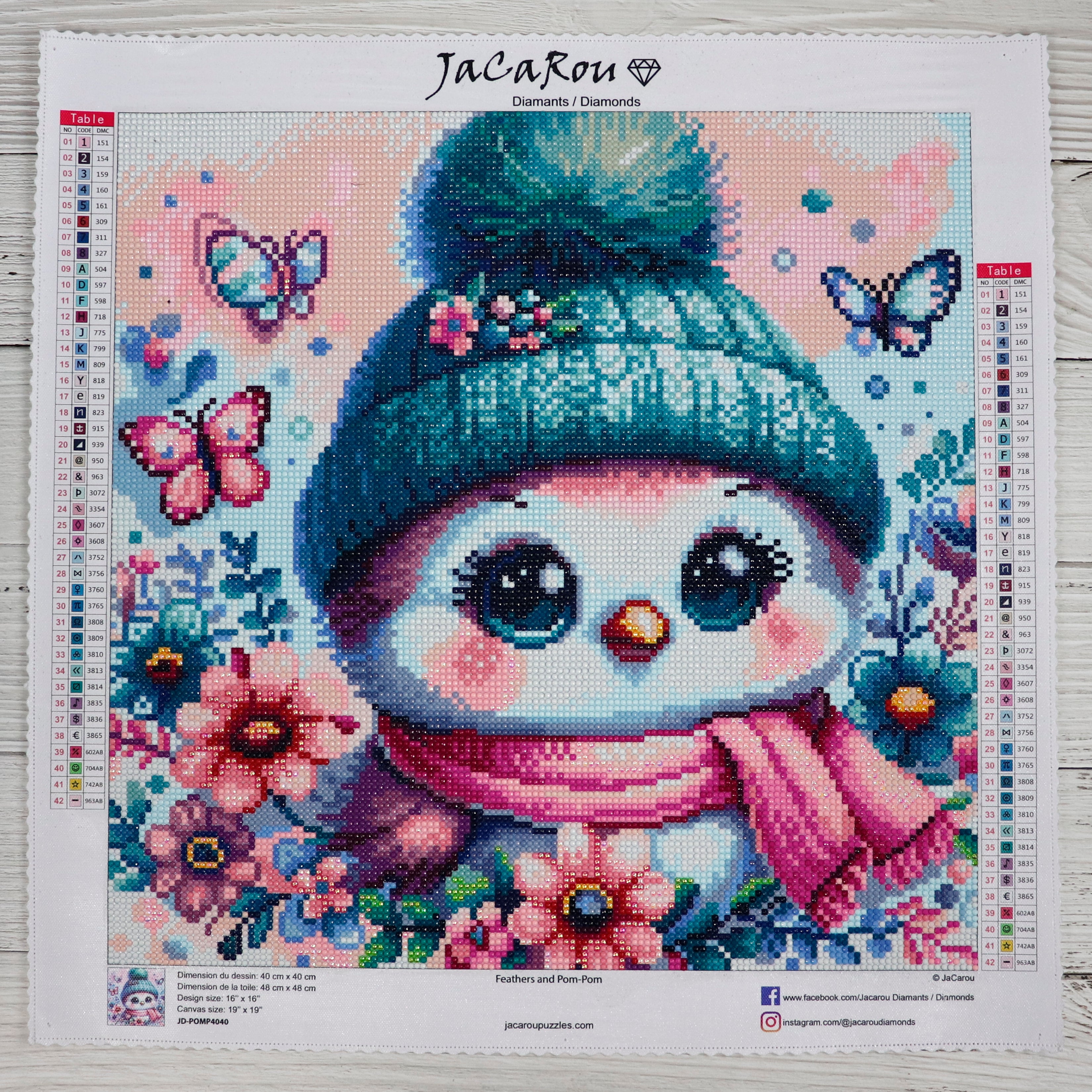 Diamond Painting - FEATHERS &amp; POMPOM