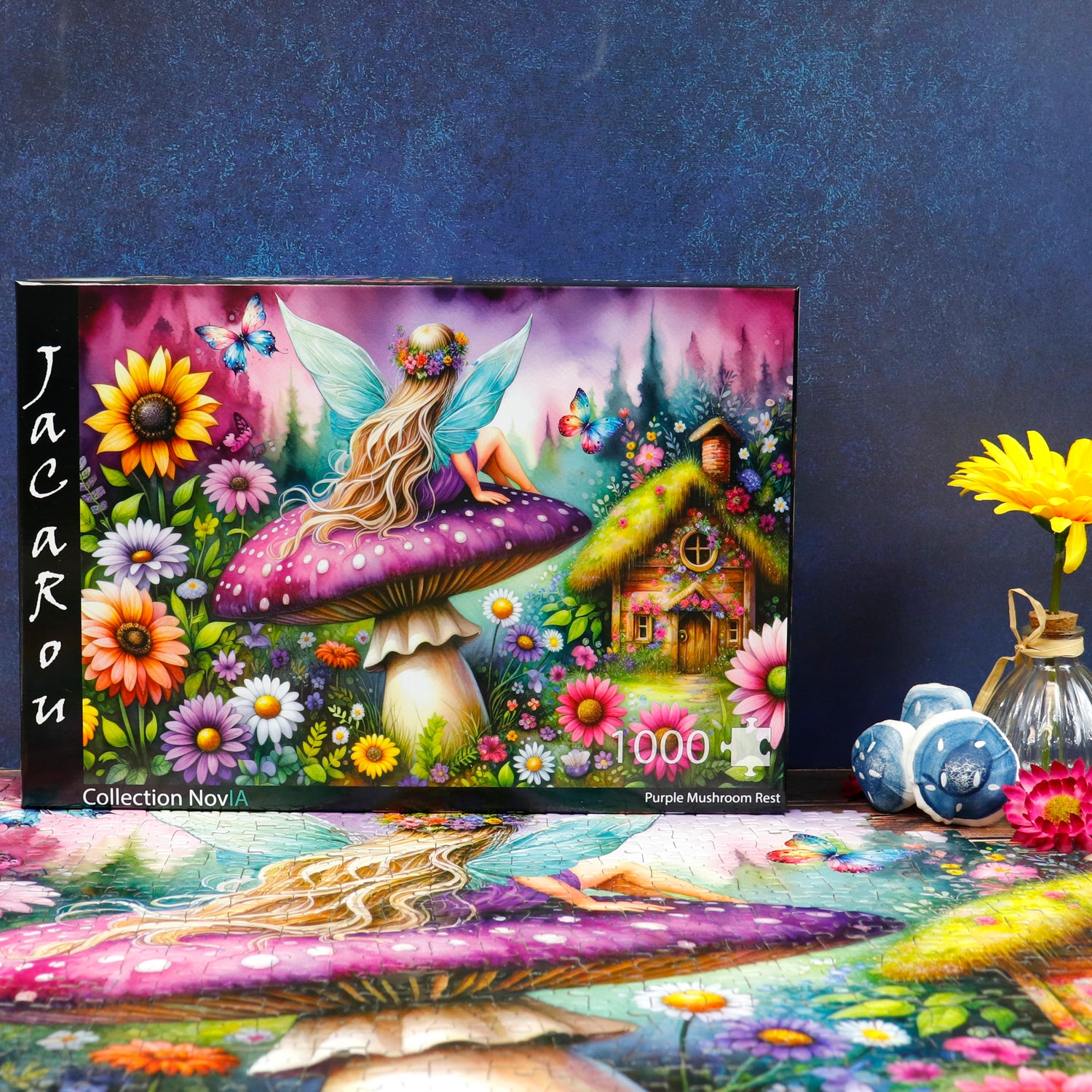 Puzzle -  PURPLE MUSHROOM REST