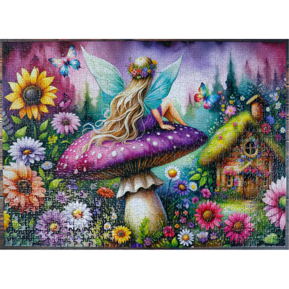 Puzzle -  PURPLE MUSHROOM REST