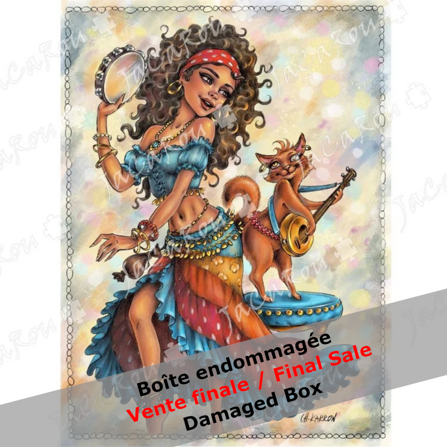 -30% DAMAGED BOX Puzzle 1000 pieces DANCING QUEENS by CHRISTINE KARRON